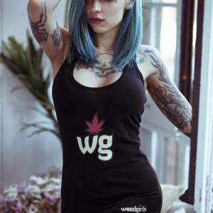 Weed Girls T Shirt | Sexy tattoo woman