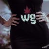 Weed Girls Black T Shirt
