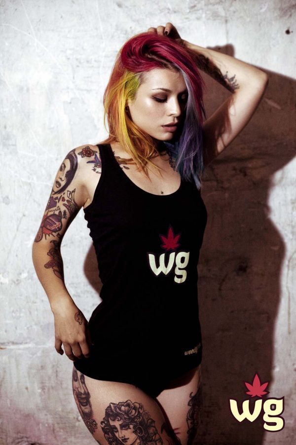 Weed Girls T Shirt | Sexy indie girl