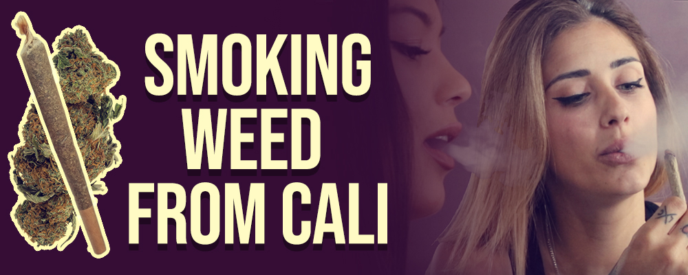 smoking weed from cali banner