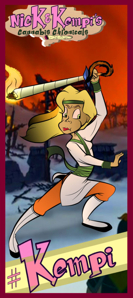 Kempi mulan warrior selfie